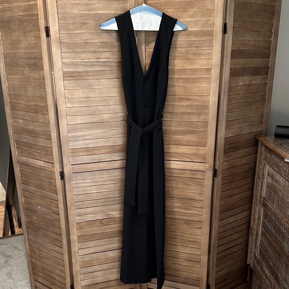 Leith ~ Black Sleeveless Jumpsuit ~ S